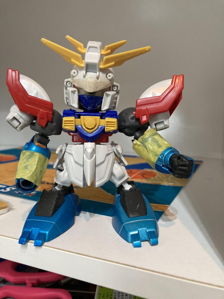 手が長すぎてバランス悪い