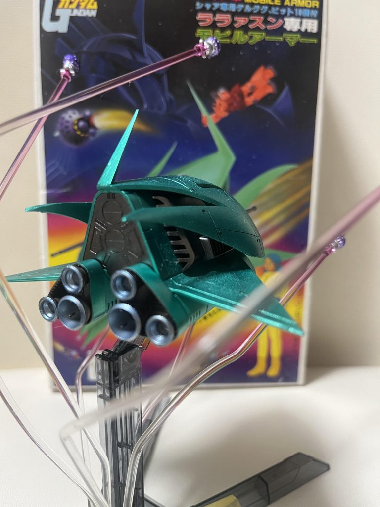 バーニアを一つだけ大きくし、ウェザリングマスターで青焼け風に。周りはスターブライトアイアンで。