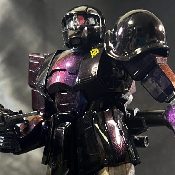 黒い三連星ザクⅠマジョーラ塗装