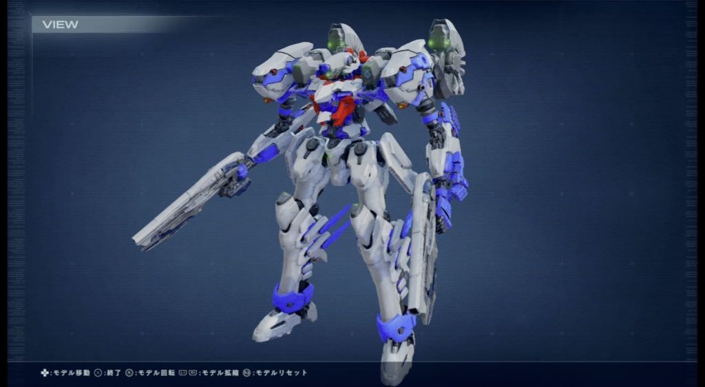 こちらが本来の機体ここ数日オンラインに潜ってたのでもしかしたら見たことあるレイヴンもいるかも…?