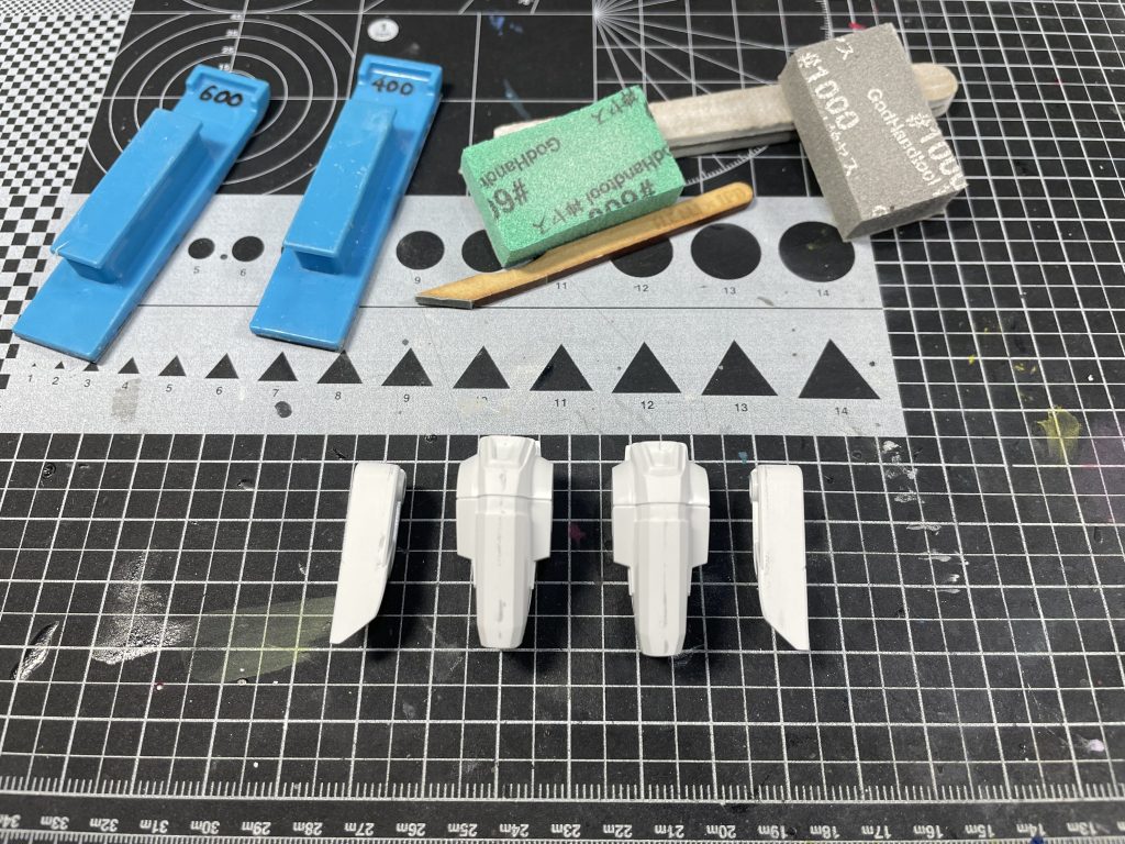 合わせ目消しは最低限必要な箇所を。