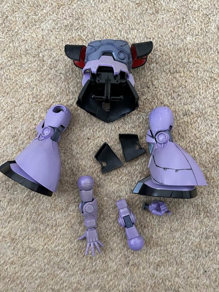 ドムのジャンク部品をゲット‼️頭がない🤣