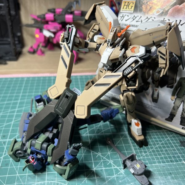 鉄血のオルフェンズ「グシオン&グシオンリベイク」1/100サイズ素組み