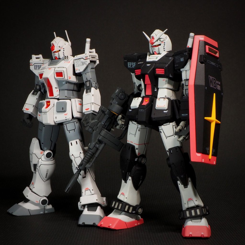 設定上あり得るのか微妙だけど、、ロールアウトカラーとの並び。