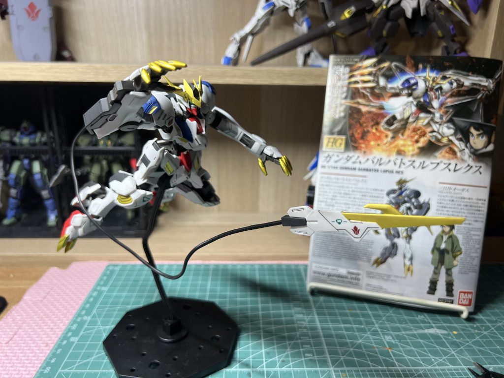 テイルブレードのケーブルは延長しました。