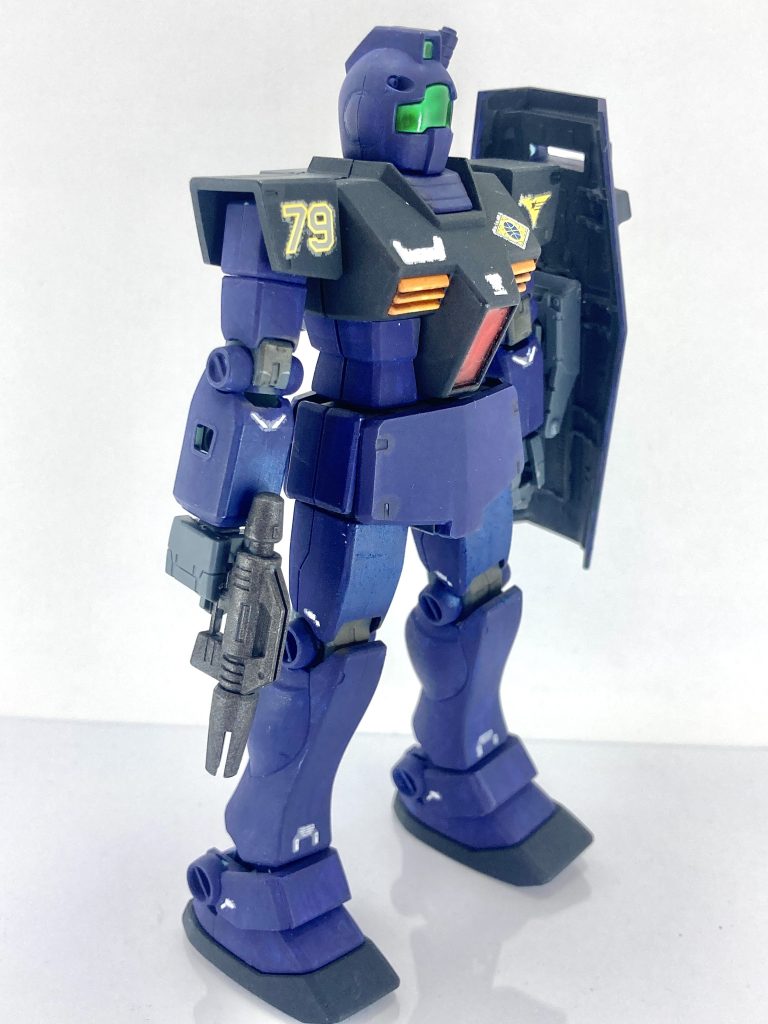 ジム《ティターンズ仕様》–2枚目/制作者：レン@筆塗り部分塗装