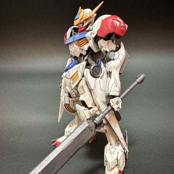 今月のオルフェンズ　８月　ＨＧ　ガンダム・バルバトスルプス　ウェザリングカラー 筆塗り全塗装