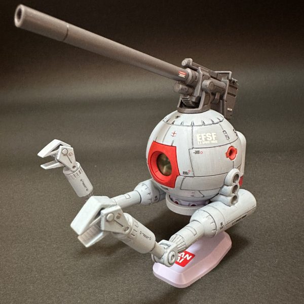 夏休みの活動報告 HG ボール 一年戦争版　筆塗り全塗装