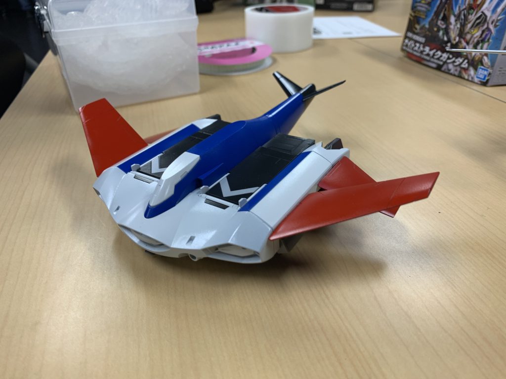 ◯改修ポイントその2ペガスです。誰がなんと言おうとペガスです。ティックバランをベタ塗りしただけの手抜きですがまあ雰囲気は出たかな?