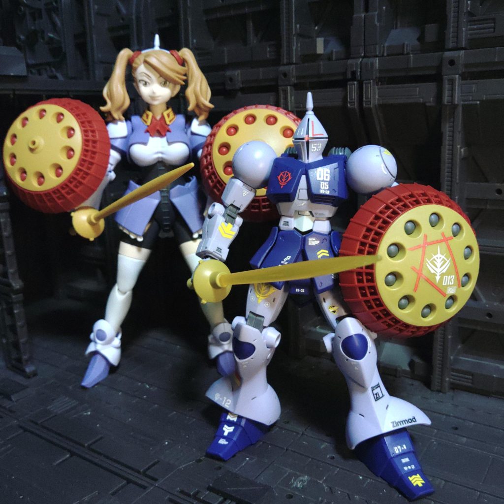 うふ、やっとお父さんに会えたわ！これからは何時もギャン子の傍にいてね！