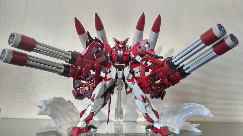 「MEGA DETH QUARTET」まさしく全身凶器の鉛玉!機体を固定砲台の様にして大量の敵を一気に殲滅する。