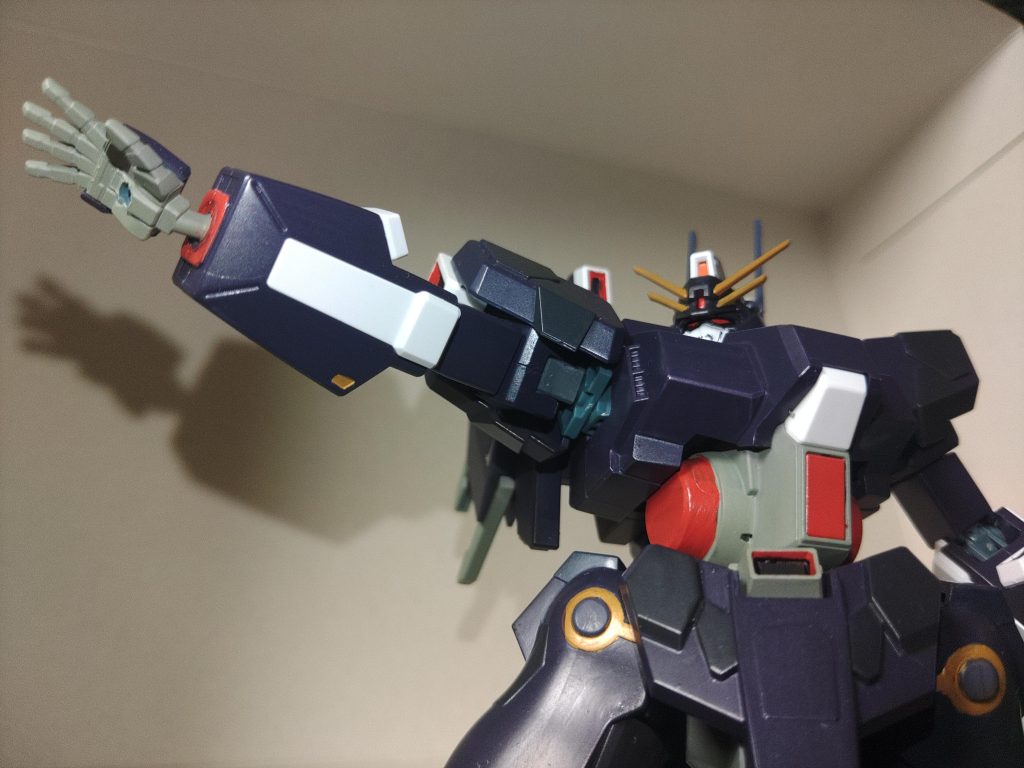 エフェクトパーツが見付からなかったので、心のエフェクトで掌メガ粒子砲を再現してください。