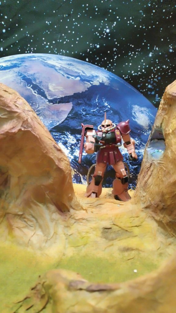 獲物を探すシャア。狙いはガンダム?