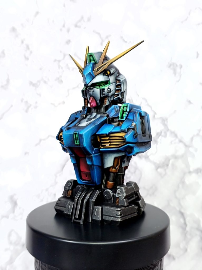 メカニカルバスト01 νガンダム painting–2枚目/制作者：@3iyUIe9xxlPfh43