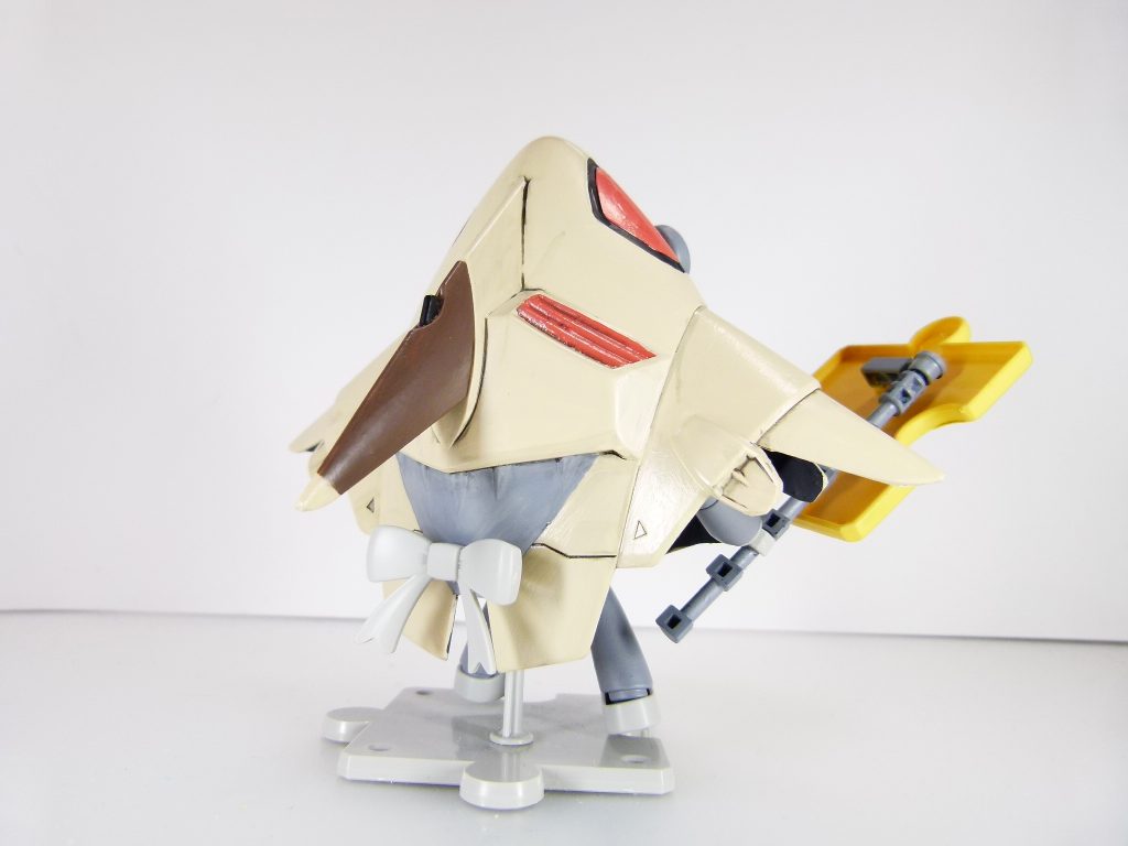 後ろから。プチッガイにグーンをかぶせた上、両腕が出るように改造。