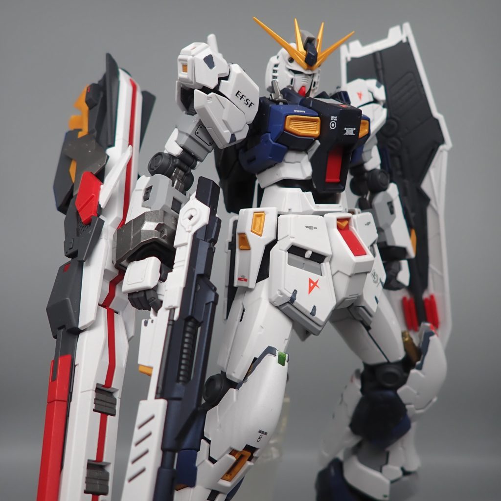 ニューガンダム　FF–3枚目/制作者：アンジェロのプラモデル工房