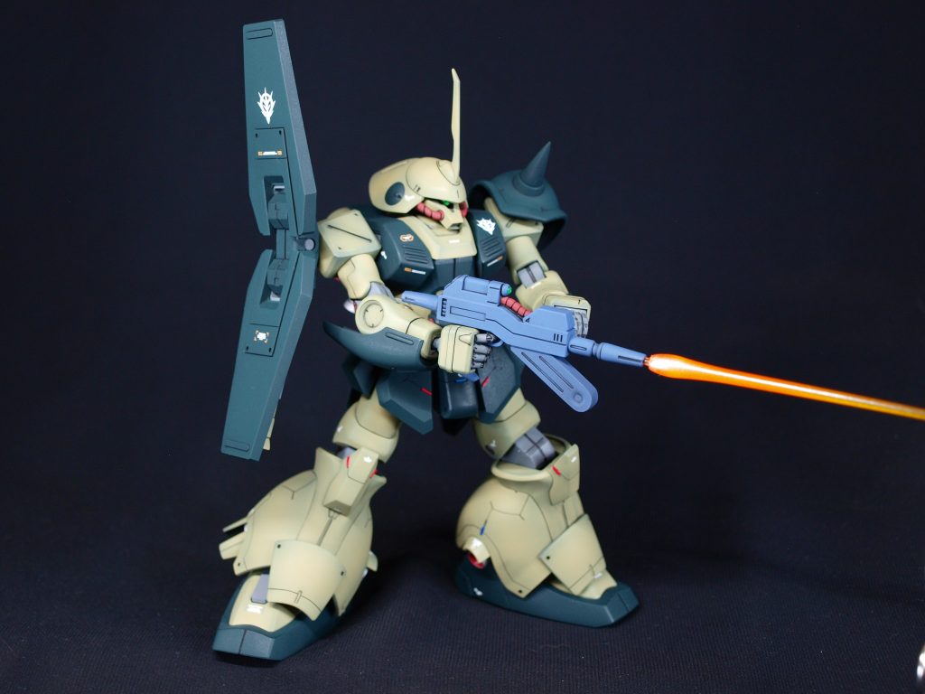 ビームサーベルエフェクトを先っちょに。