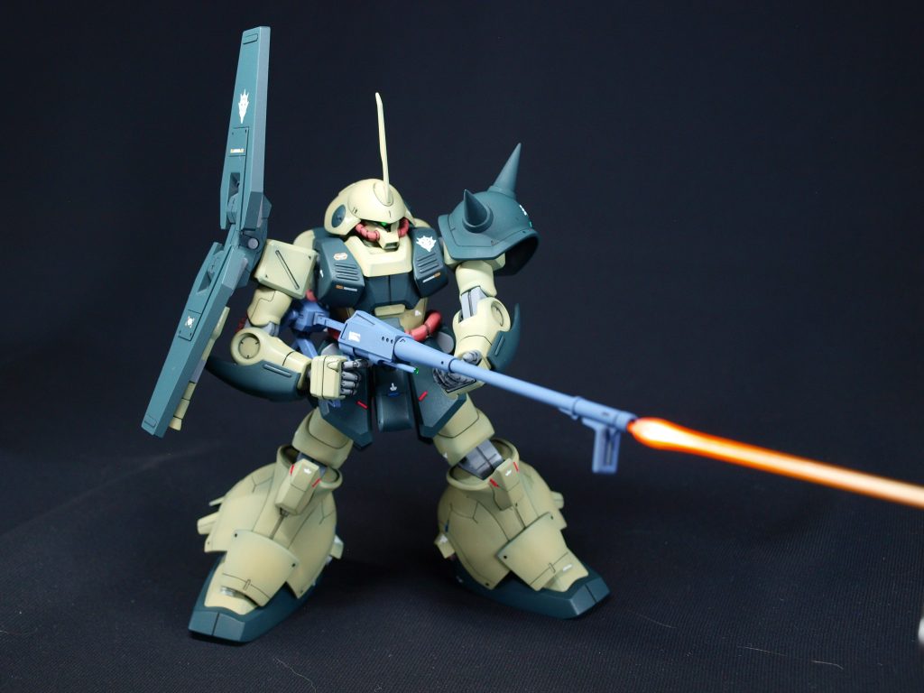 ビームサーベルエフェクトを先っちょに。