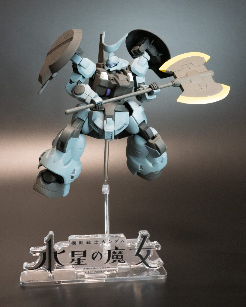 ラウダ機は大型ヒートアックスの刃部分の塗り分けに苦労しました。