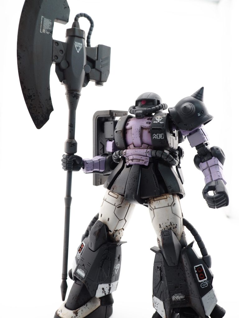 HG 機動戦士ガンダム THE ORIGIN 高機動型ザクII オルテガ専用機 完成報告–3枚目/制作者：UmaNam1