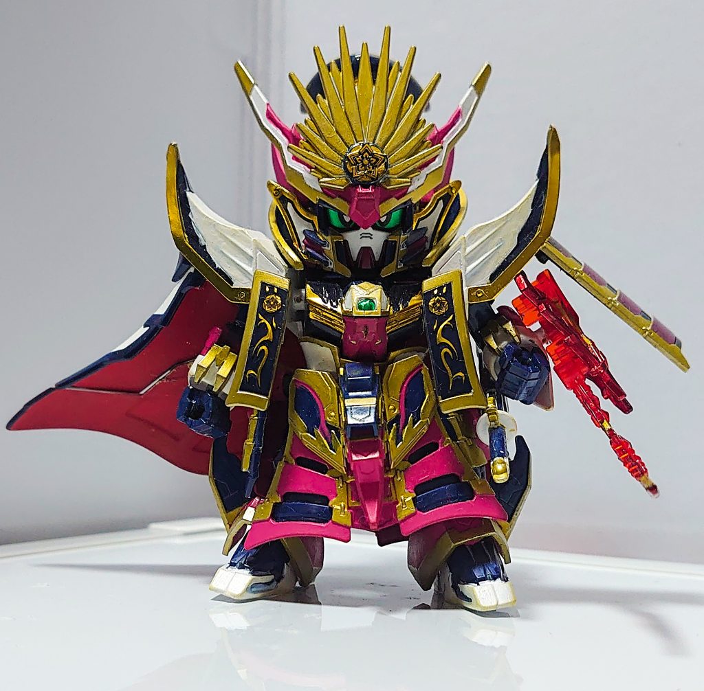 付属シールは極力使うスタンス(定期)。空力特性を考慮して(?)ちょんまげは角度変更恒例カラーレシピ(調色なんてしないから直ですよ、直)ガンダムマーカー ティターンズブルーガンダムマーカーEX ロイヤルメタレッドファレホ サンセットレッドファレホ ホワイトシタデルカラー  イービルサンズスカーレットぺんてる 筆ペン 金の穂今回は、ティターンズブルーが八面六臂の大活躍!……筆ペンを最近店頭で見かけないのだが、ひょっとして季節モノ?タダのタイミング?