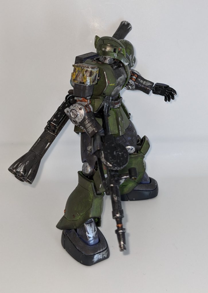 ちょっと汚しすぎましたかね(笑)長年激戦地を戦い抜いた機体にしたくって…