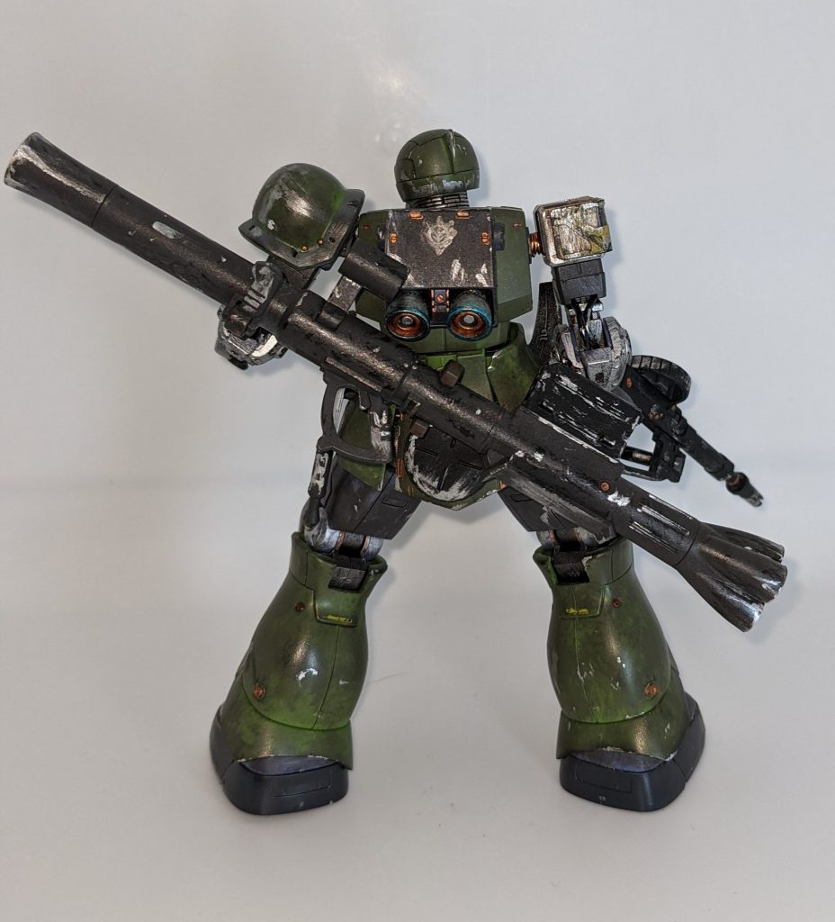 汚し方がワンパターンなので、早く色んな技法を覚えてリアルに近づきたいです。