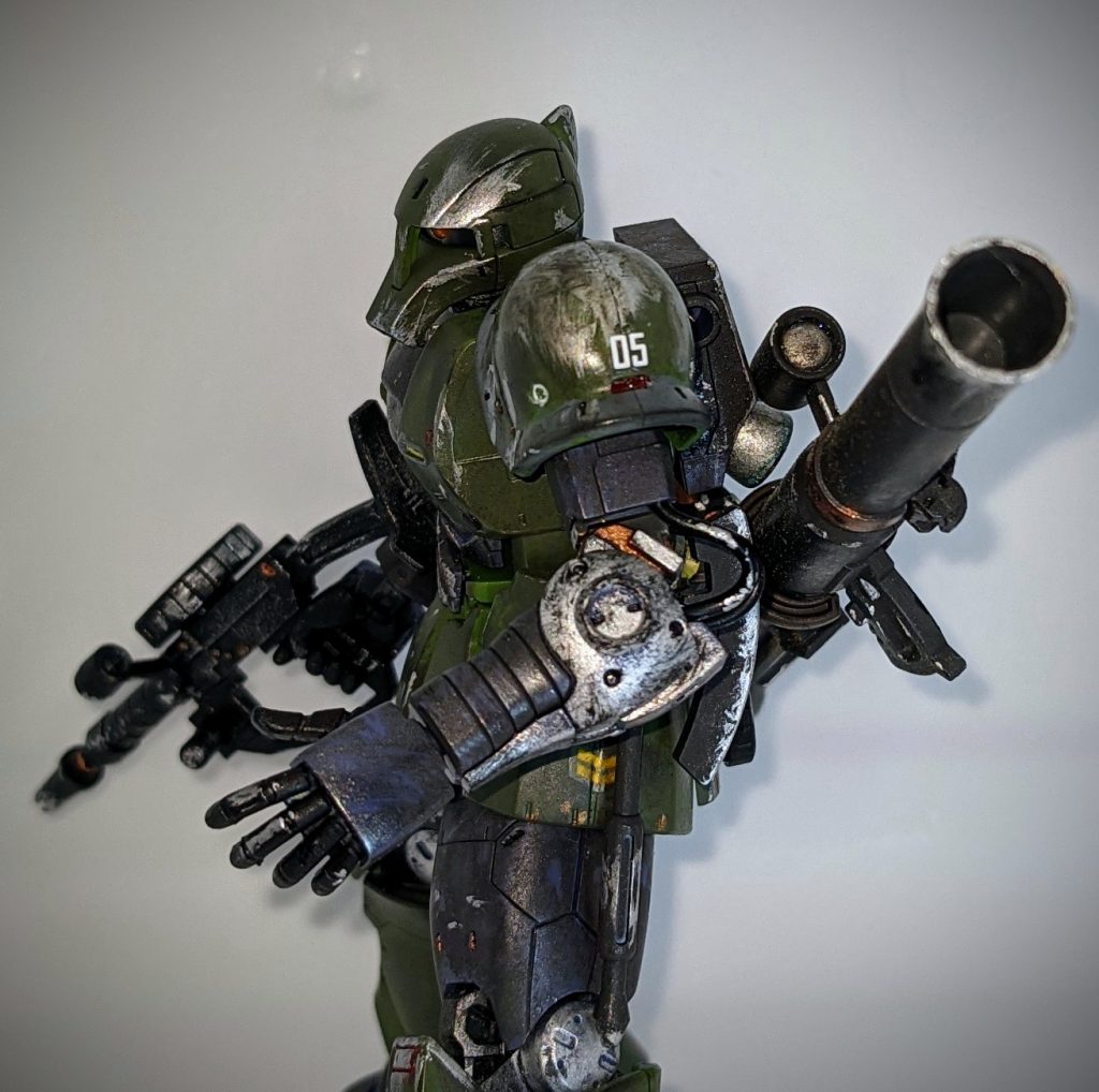 睨まれたら動けなくなるくらいの、オーラ漂うZAKU Ⅰをイメージして…閲覧頂き、ありがとう御座いました。