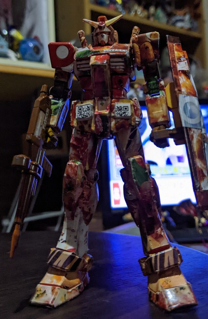 ピザーラガンダム–2枚目/制作者：福狼。