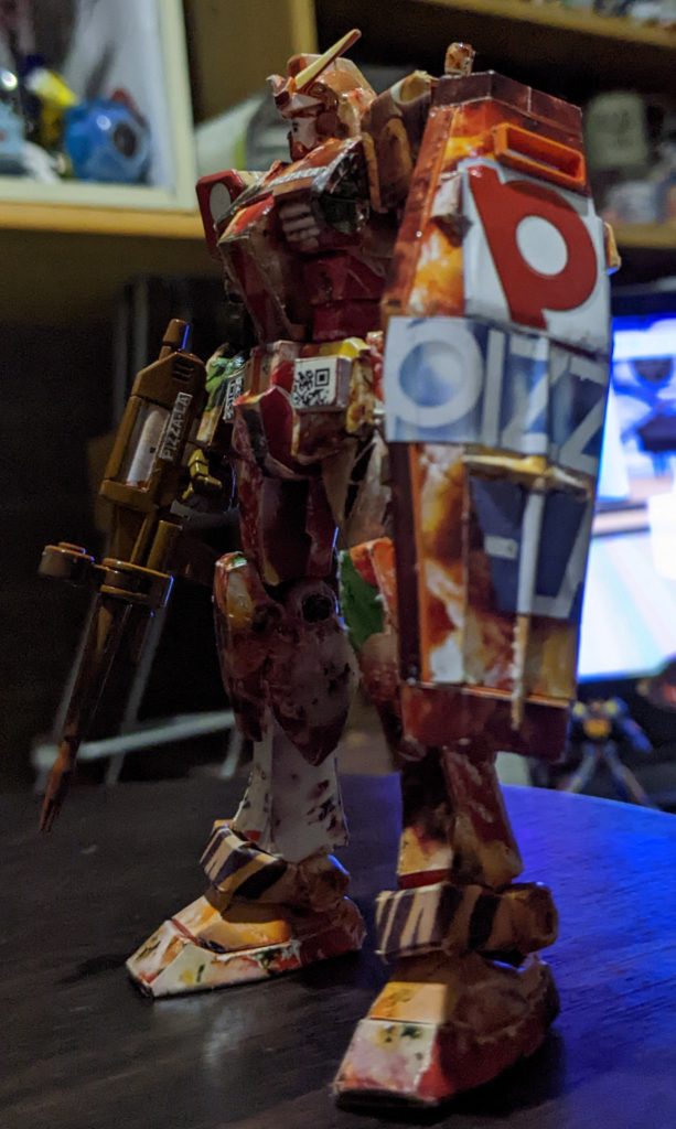 ピザーラガンダム–3枚目/制作者：福狼。