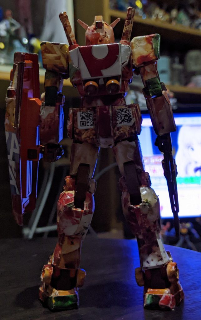 ピザーラガンダム–4枚目/制作者：福狼。