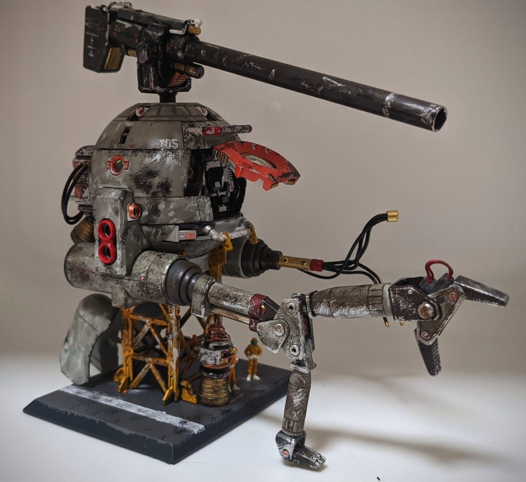 レフトアームは被弾し、完全に破壊された為、アッセンブリー交換です。