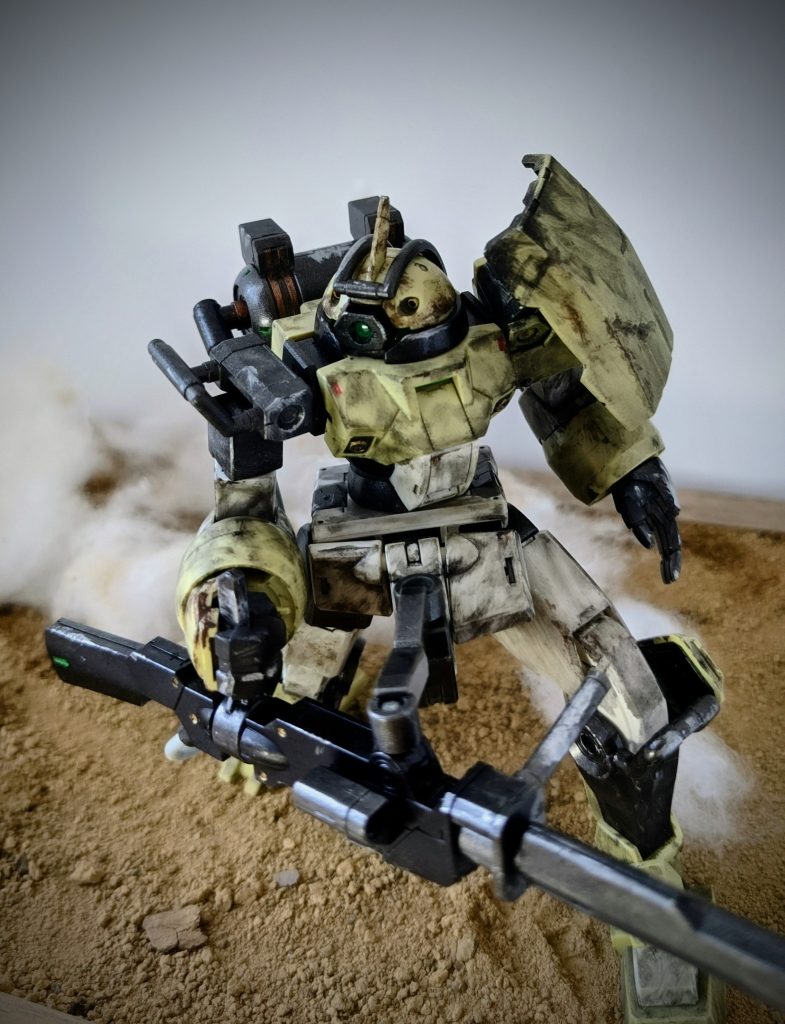 疾走しながら、獲物をロックオン…