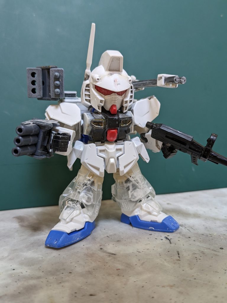 顔 νガンガム改修胸部 νガンガム改修腕 νガンガム腰部 ストライクガンガム改修脚部 Ｚガンガム足 GP03