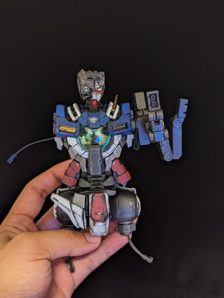 LEDの配線が初めてだったので、ちょっと苦労しました。