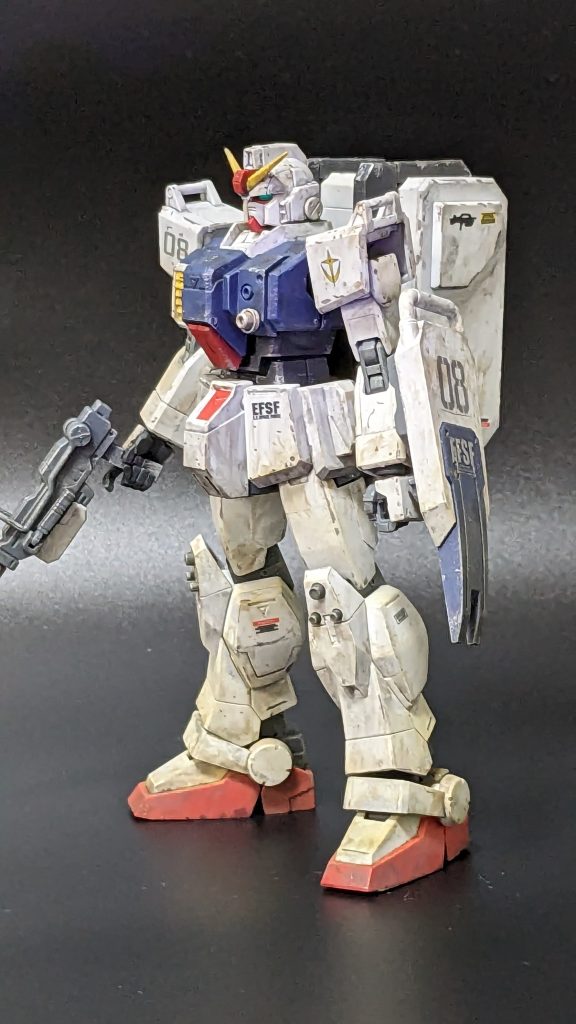 HG 陸戦型ガンダム ウェザリング 成型色仕上げ–4枚目/制作者：TOMOPLA
