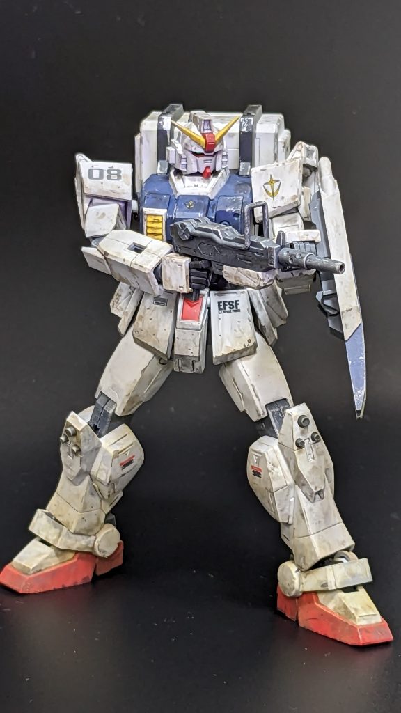 HG 陸戦型ガンダム ウェザリング 成型色仕上げ–3枚目/制作者：TOMOPLA