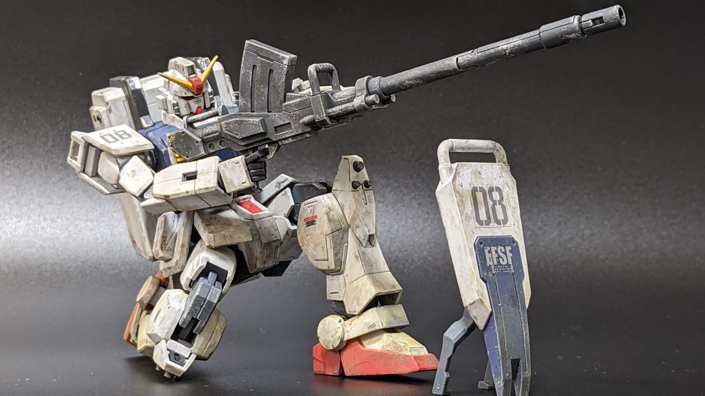 HG 陸戦型ガンダム ウェザリング 成型色仕上げ–2枚目/制作者：TOMOPLA