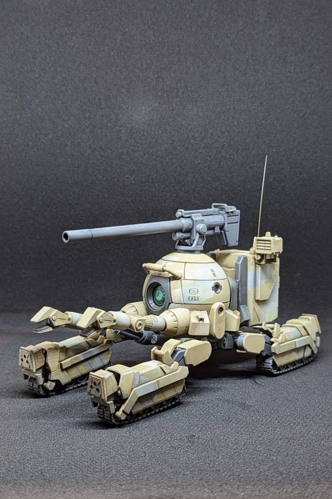 マスキングテープでスプリッター迷彩風