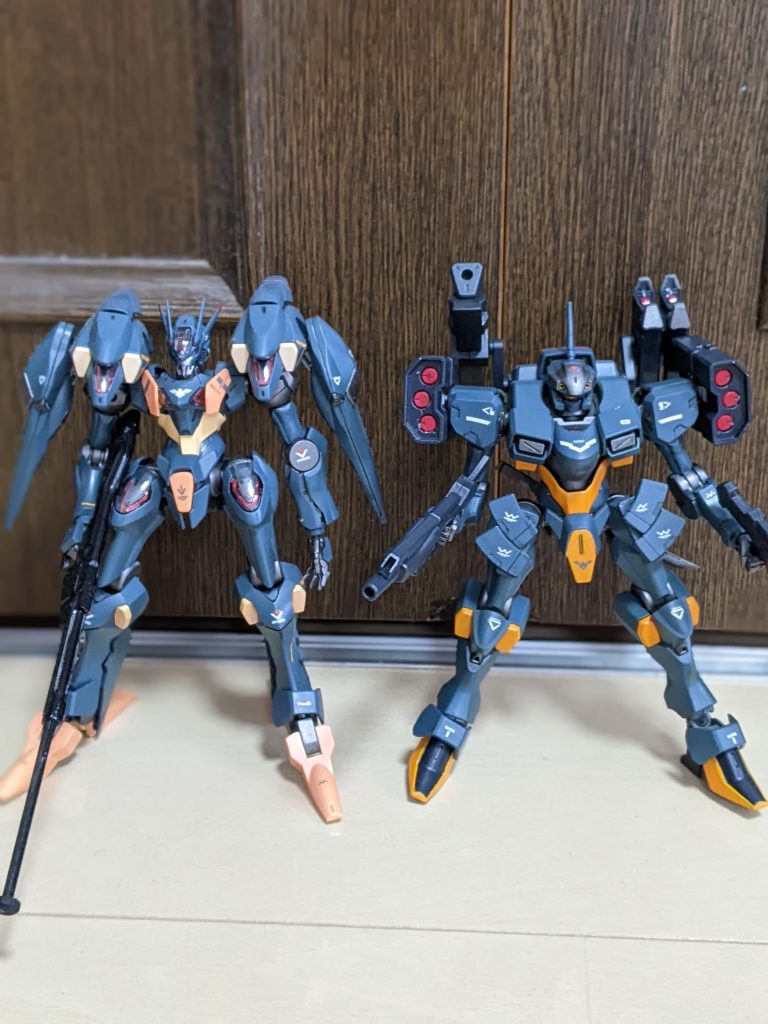 塗装して凄く楽しいキットでした。以前作成したファラクトと同じカラーリングなので、もう一機作れば小隊が出来そう。