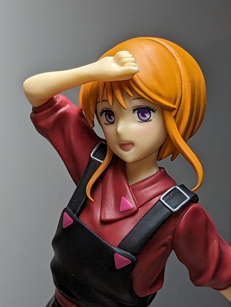 特に手を加えてはません。脚の固定箇所は削り落として、真鍮線での固定に変更したくらいです。あと、後日ですがほほを少しピンクにしましたそれだけでも、かなり印象がかわりましたね