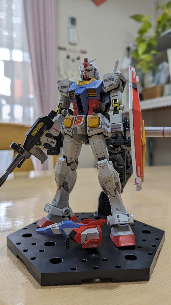 写真だと色味が若干違いまして、実物はもう少し淡い感じで塗装してあります。