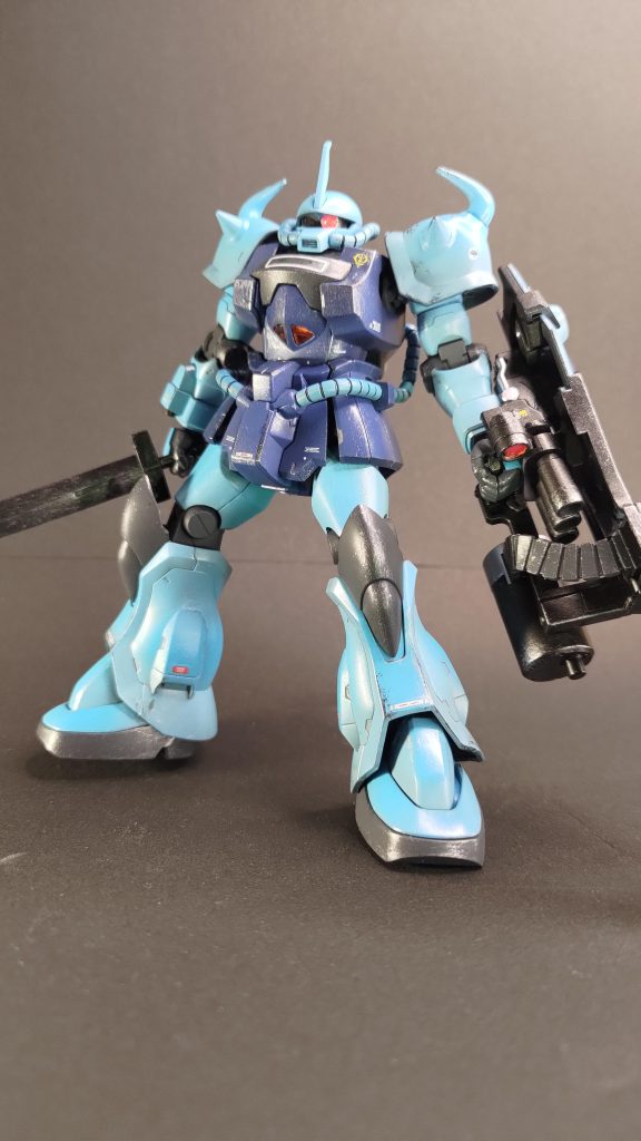 全体はウェザリングカラーのマルチブラックとグレーでウェザリング ドライブラシもシルバーと黒鉄色で行っています