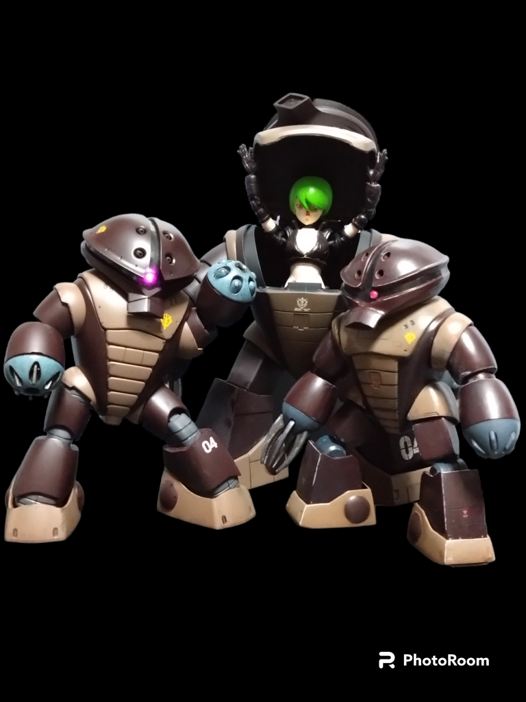 「完成おめでとう!」アカハナチャンも飛び出します。