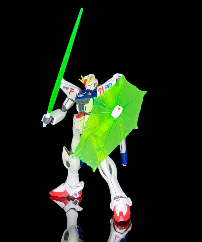 HGUC ガンダムF91–3枚目/制作者：セキモリ