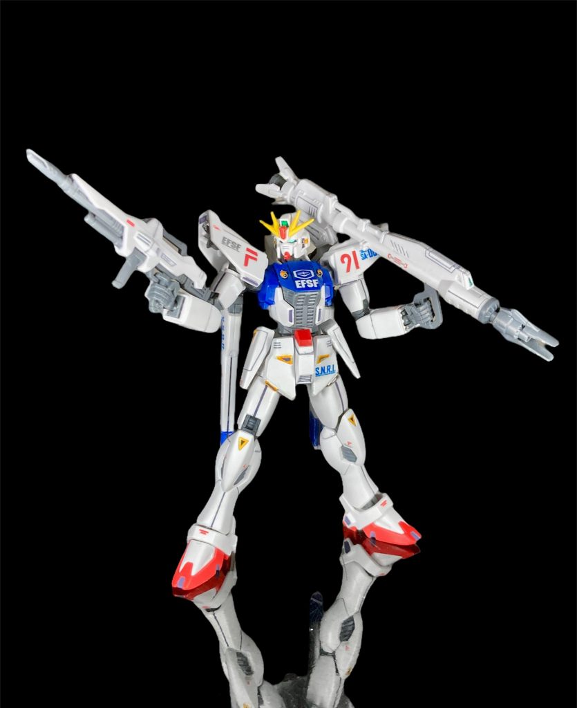 HGUC ガンダムF91–4枚目/制作者：セキモリ