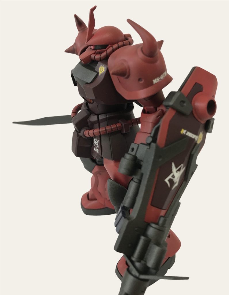 1体目:最初に作ったシャア専用機ほぼ無改造です