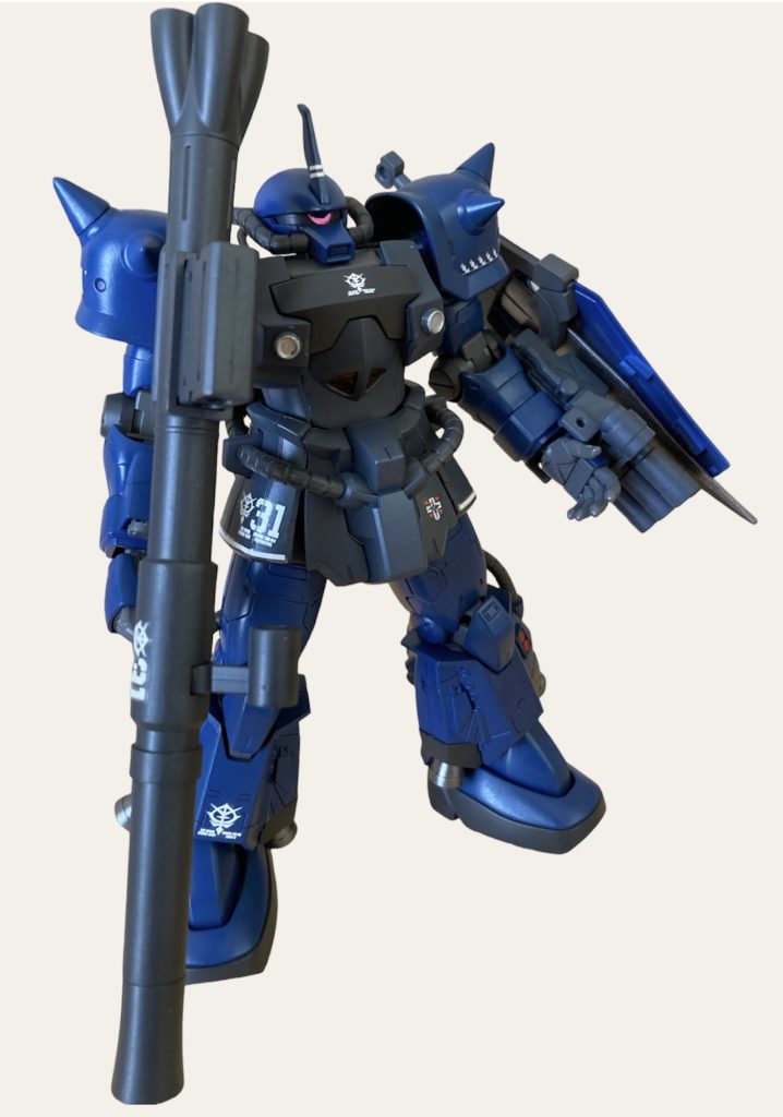 4体目:ランバラル専用 高機動型グフカスタム高機動型をどうしても作りたくてミキジング