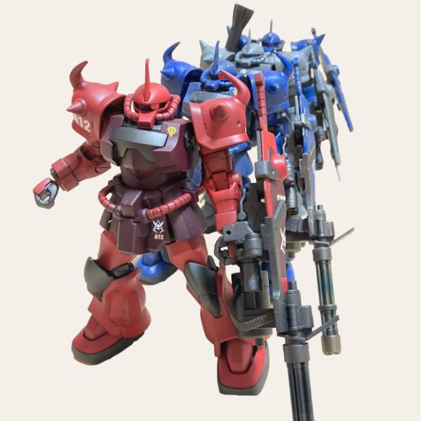 グフの日なのでグフカスタム4機　再投稿