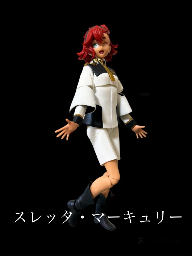 スレッタは部分塗装とツヤ消しでの仕上げにしました！